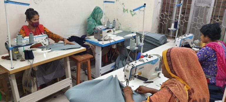 Jute Cotton Bag Stiching